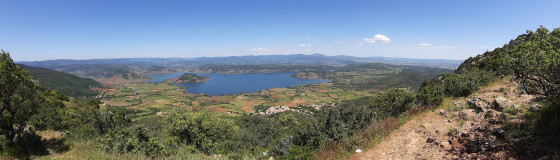 panoramique du salagou