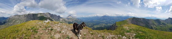 Panoramique du Sommet du Chamois