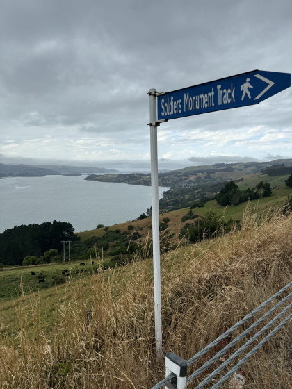Piste du monument aux soldats, péninsule d\'Otago