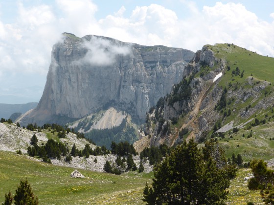 Pas de la Selle et Mont Aiguille