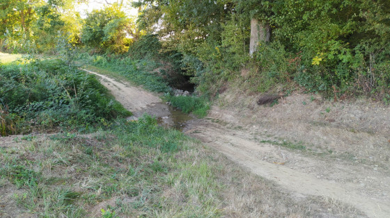Passage à gué du ruisseau des Secs