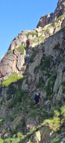 Passage de corde au Lac Gelat