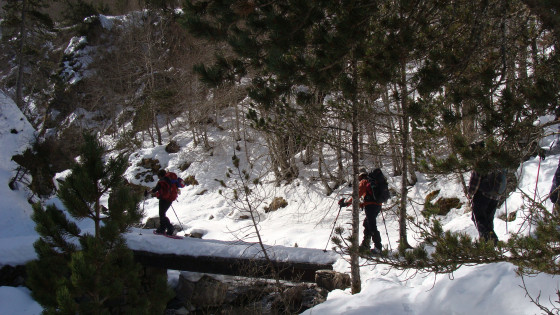 Passage de la passerelle