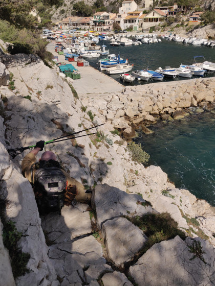 passage difficile vers Morgiou