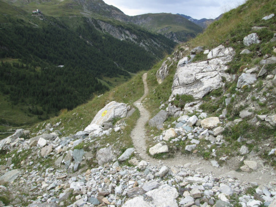 Passage rocailleux
