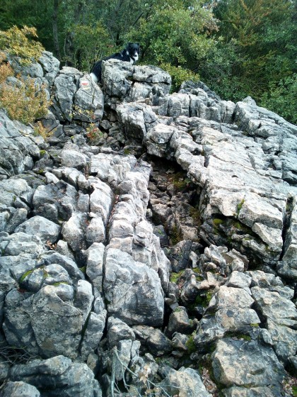Passage rocheux