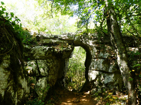 Passage voûté