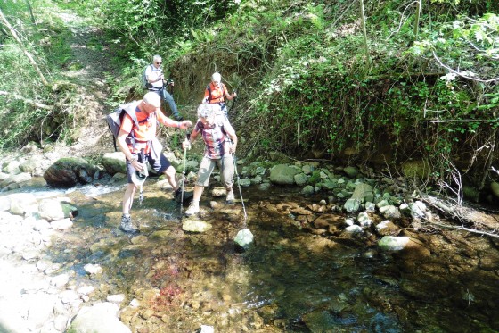 Passaged\'un ruisseau.