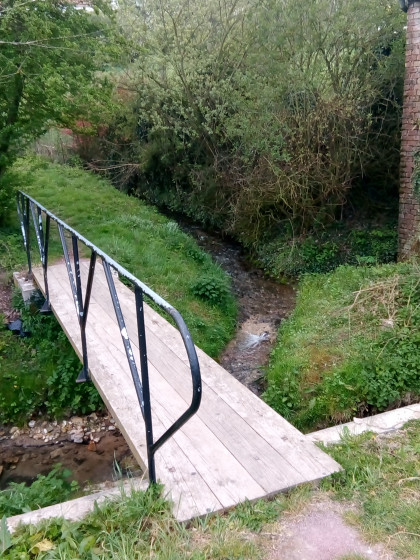 passerelle à Diéval