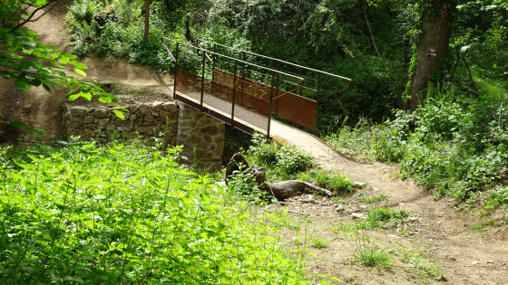 Passerelle du point 15 reconstruite