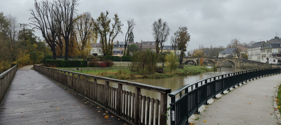 Passerelle en bois