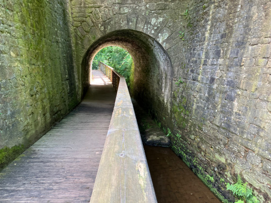 Passerelle sous le pont aux Prêtres