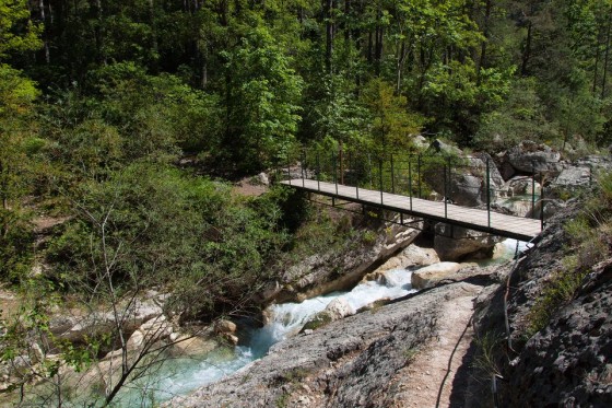 Passerelle sur l\'Estoublaïsse