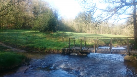 Passerelle sur la Mourne