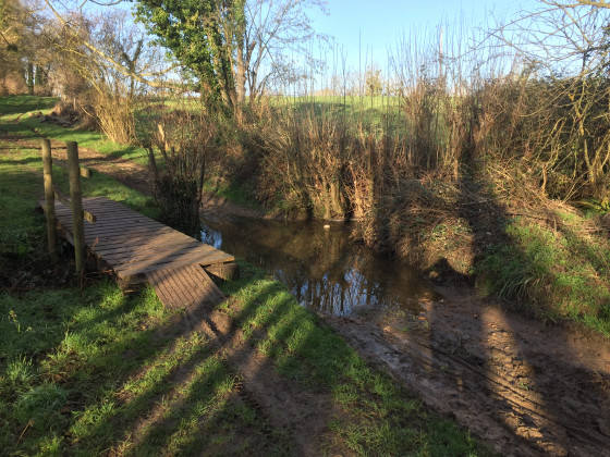 Passerelle sur le Douet