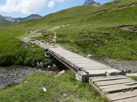 Passerelle sur le gave