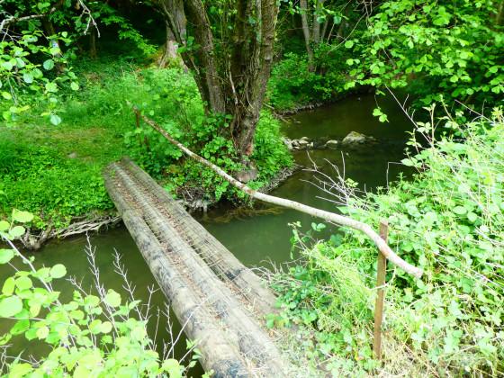Passerrelle sur La Chinelle