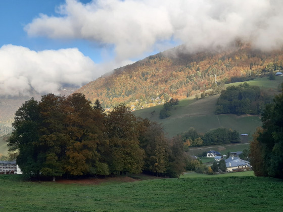 paysage automnal autour Aillon le Jeune