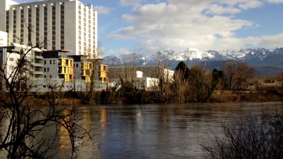 Paysage d'hiver grenoblois