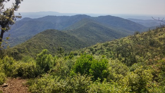 Paysage du sud-est des Cévennes
