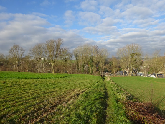Paysage pendant la promenade