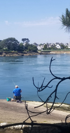 Pêcheur sur l\'Étel