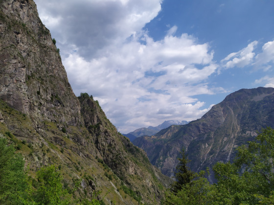 pendant la montée