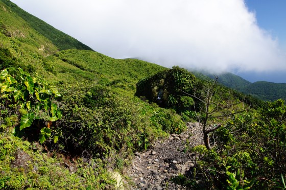 Pentes du volcan