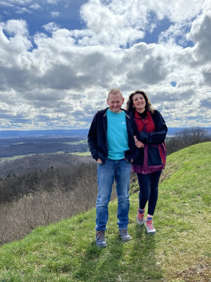 Père et fille au Fort du Salbert