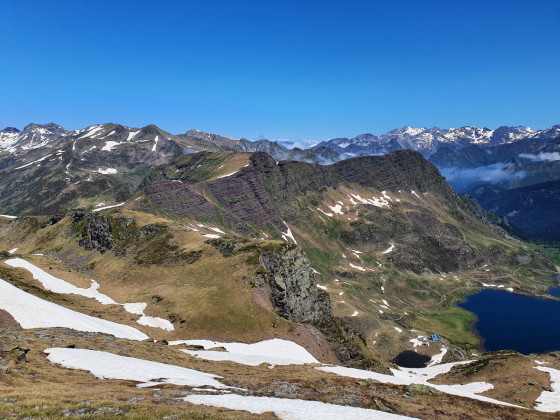 Pernes du Pic d\'Ayous au Pic Les Arougos & Refuge d\'Ayous et Lac Gentau