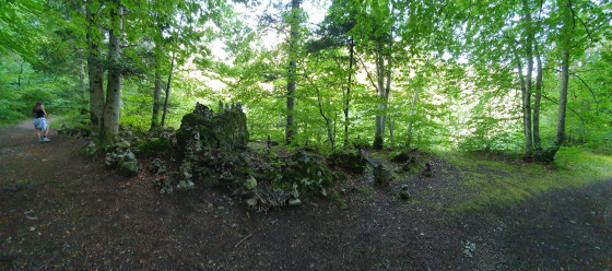 Petite installation village de fées