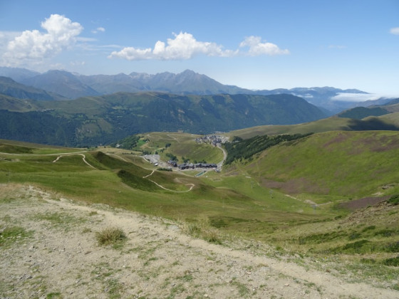 Peyragudes durant la descente