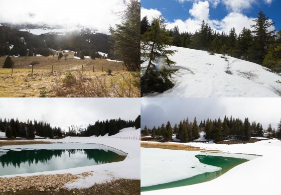 photos le long de la randonnée