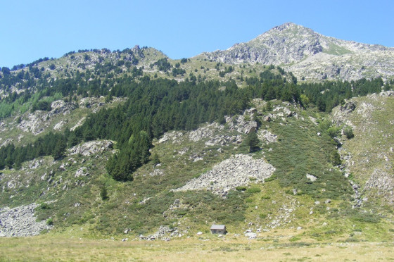 Pic d Auriol et cabane des Bésines