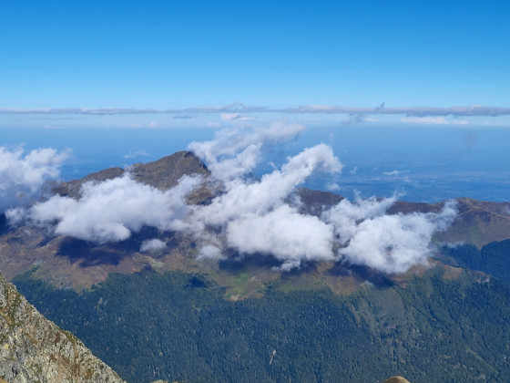 Pic de Montaigu depuis la Crête du Merlheu