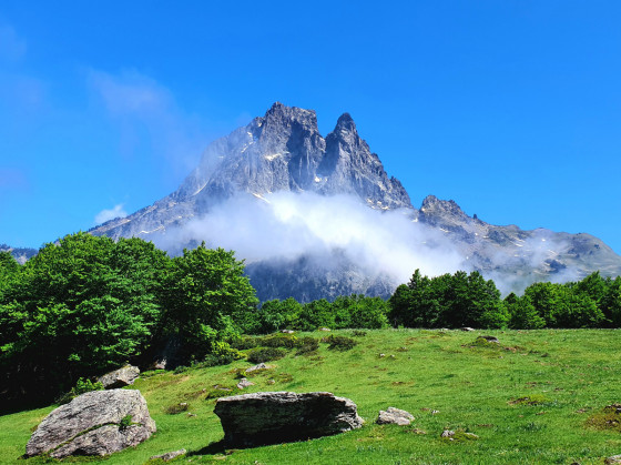 Pic du Midi d\'Ossau depuis le Col Long d\'Ayous
