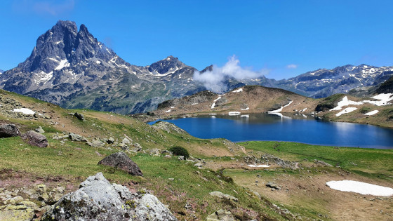 Pic du Midi d'Ossau depuis le Lac Roumassot
