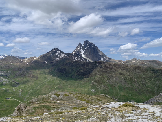 Pic du Midi d'Ossau depuis le Pic du Pourtalet