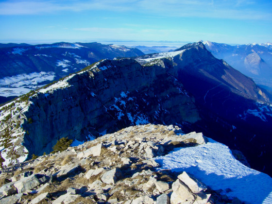 Pic St Michel en boucle depuis le stade de neige