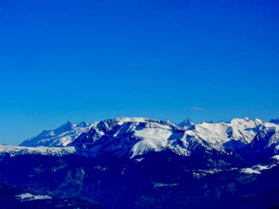 Pic St Michel en boucle depuis le stade de neige