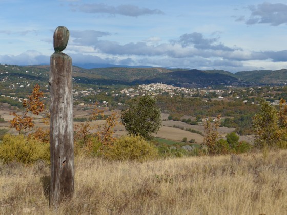 Pierrevert, depuis le Cairn