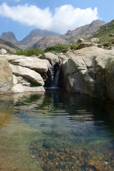 Piscine naturelle dans le Golo