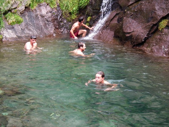 Piscine naturelle, vasque