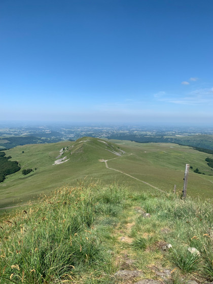 Piste depuis la base du Puy Violent