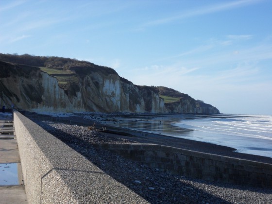 Plage de Pourville commune Hautot sur mer
