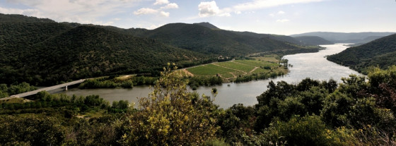 Plan d'eau sur l'Agly