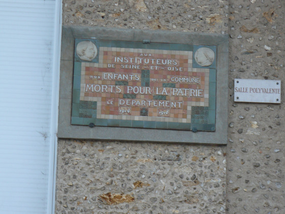 Plaque souvenir