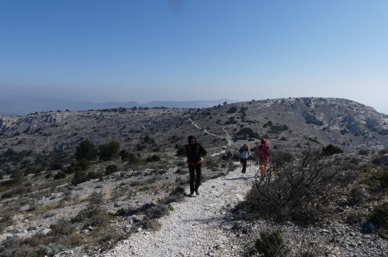 plateau avant le mont Puget