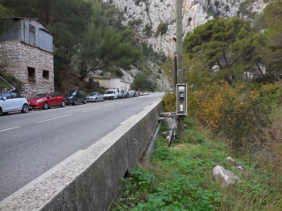 Point de départ de la rando dans les Gorges d'Ollioules
