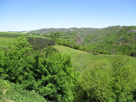Point de vue à côté de la ferme